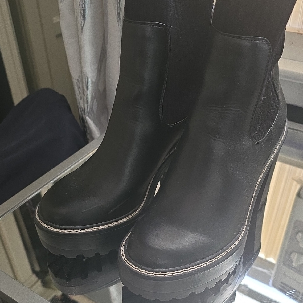 Black Heeled BOOTS